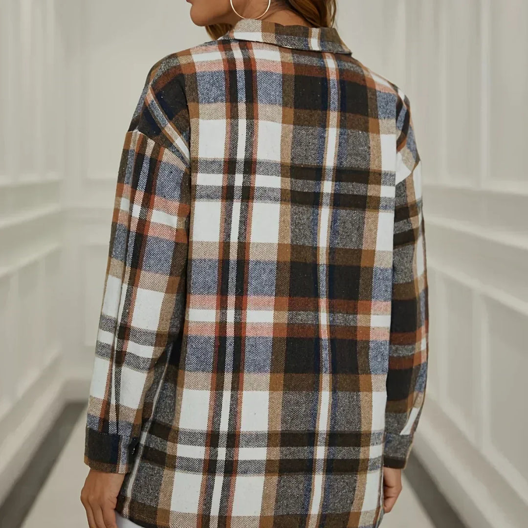 Checkered Button-Up Shirt – Lightweight Casual Shirt for Everyday Smart Styling