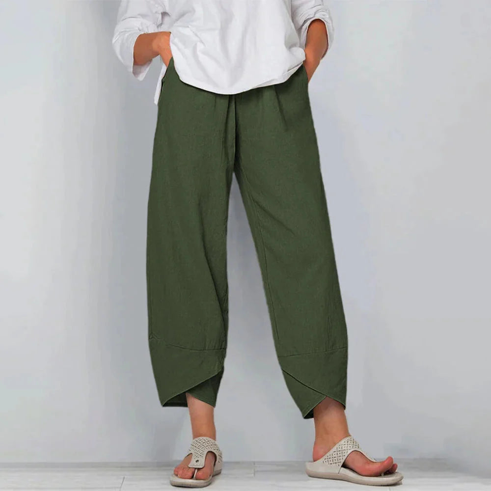Wide Leg Pants – Lightweight Flowing Trousers for Elegant Everyday & Summer Styling