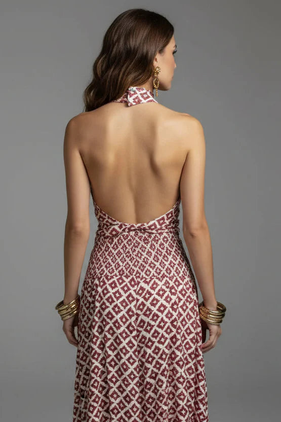 Mickay - Elegant ruched off-the-shoulder Midi  Dress