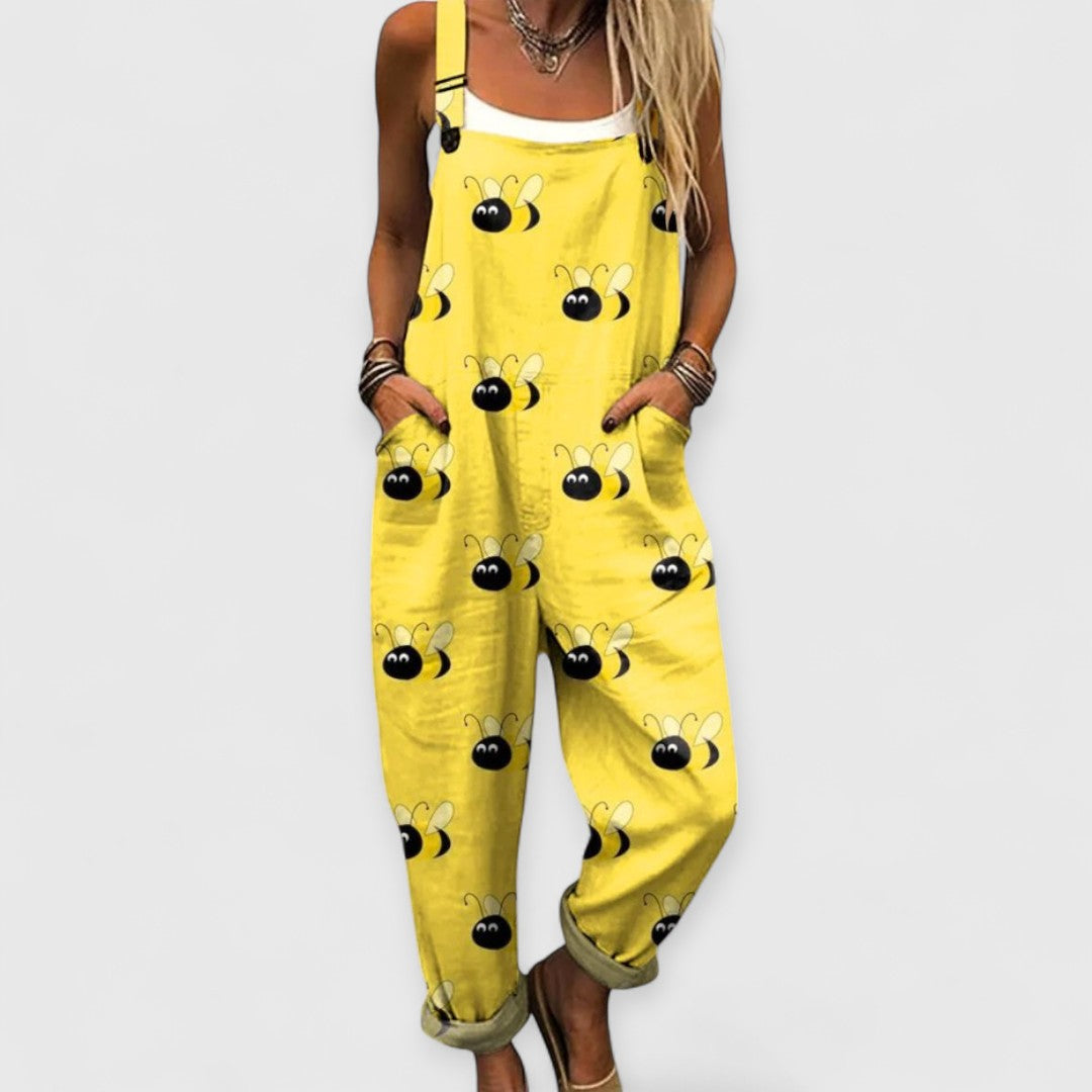 Fiona | Stylish Vintage Wide Leg Jumpsuit