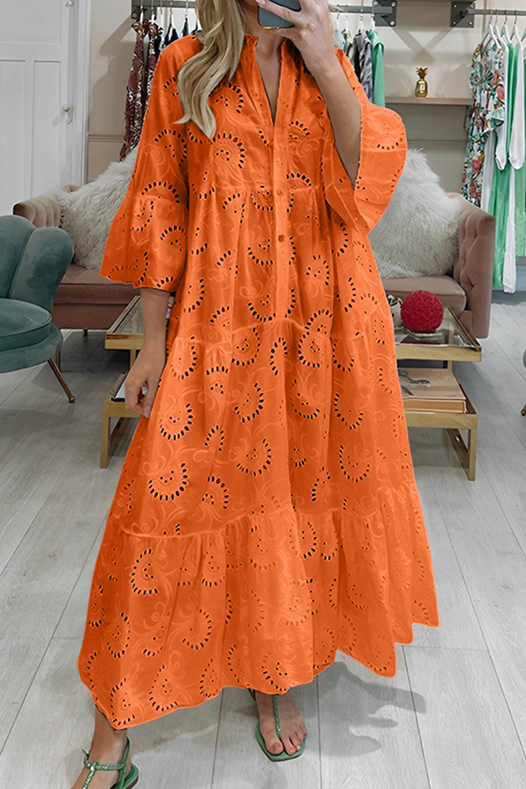 AZELITH – LACE MAXI DRESS
