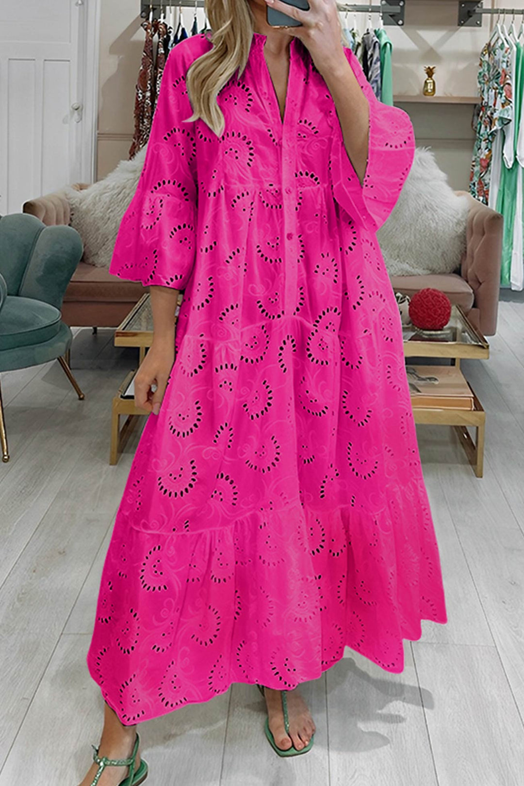 FIORELLA – LACE MAXI DRESS