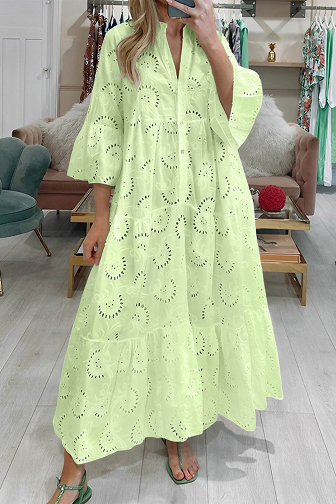 AZELITH – LACE MAXI DRESS