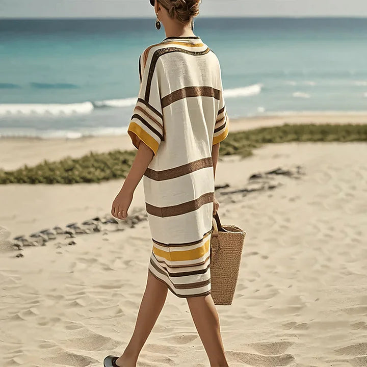 ENRICA – FLOWING STRIPED DRESS