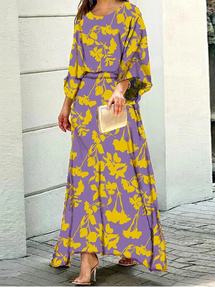 LILA – TRENDY O-NECK FALL OUTFIT FOR EFFORTLESS STYLE