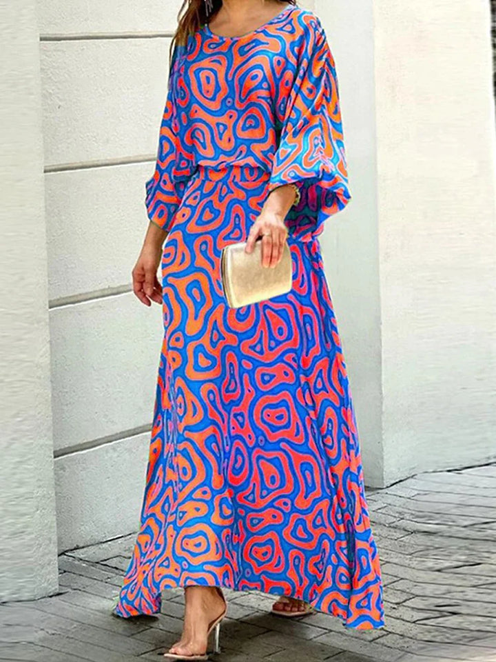 LILA – TRENDY O-NECK FALL OUTFIT FOR EFFORTLESS STYLE