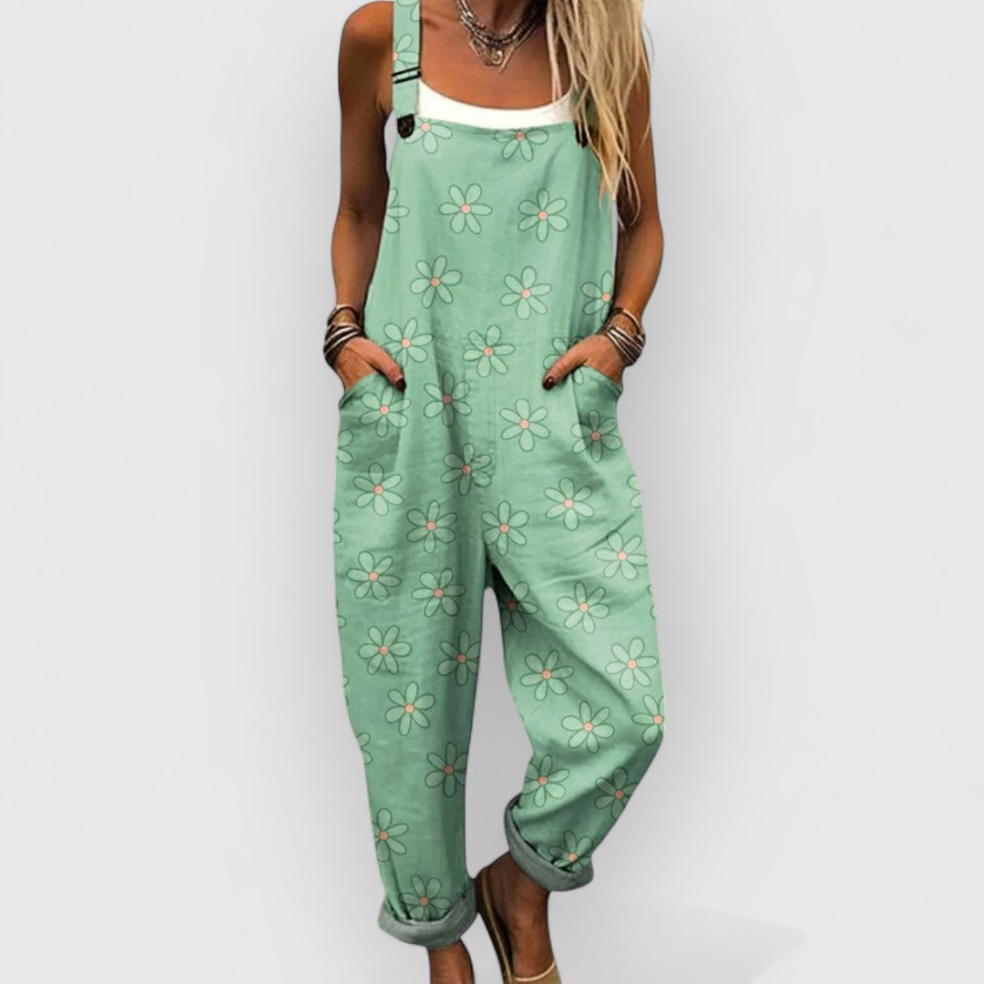 Blythe | Vintage Comfortable Wide-Leg Jumpsuit