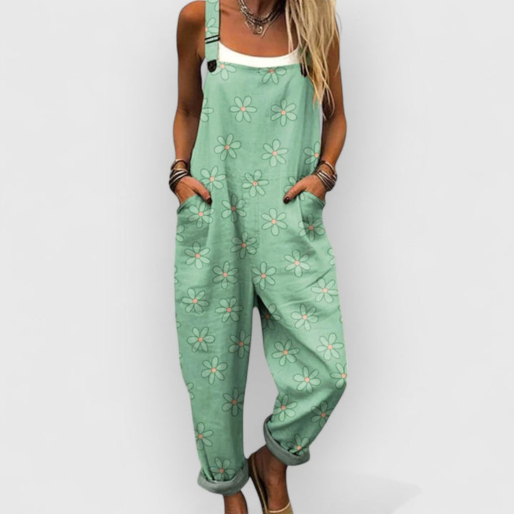 Blythe | Vintage Comfortable Wide-Leg Jumpsuit