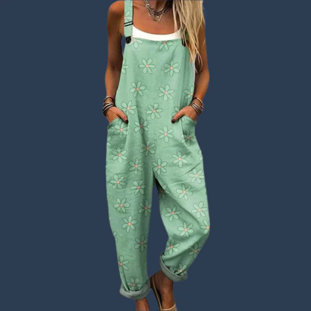 Blythe | Vintage Comfortable Wide-Leg Jumpsuit