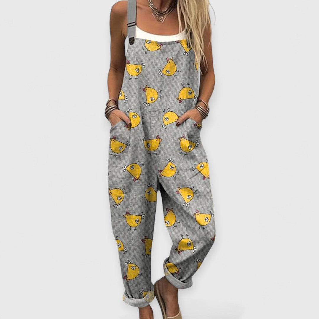 Althea | Vintage Wide-Leg Jumpsuit