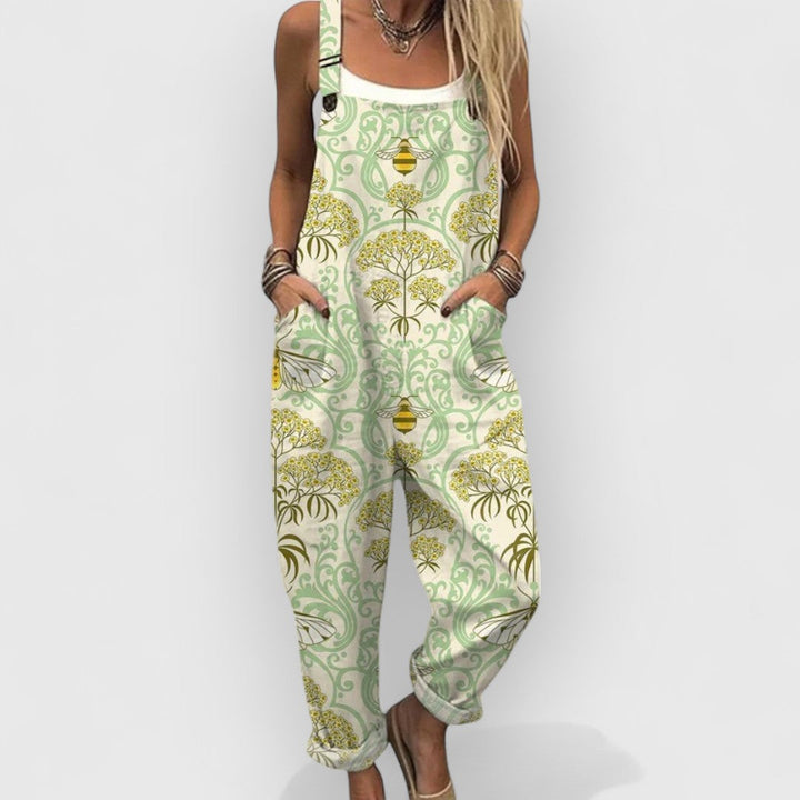 Briony | Comfortable Vintage Wide Leg Jumpsuit