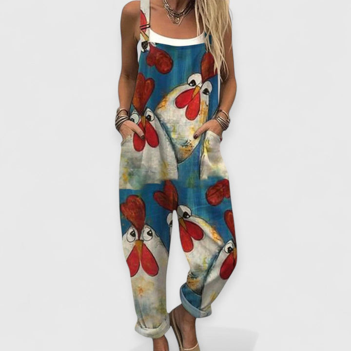 Alice | Vintage Wide-Leg Jumpsuit