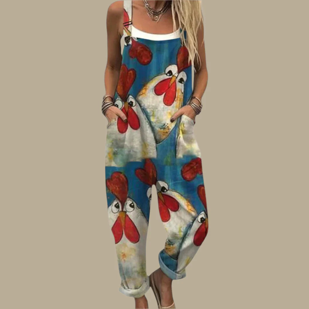 Alice | Vintage Wide-Leg Jumpsuit