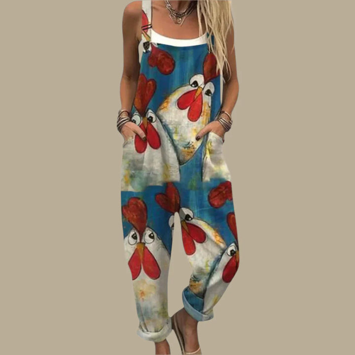 Alice | Vintage Wide-Leg Jumpsuit