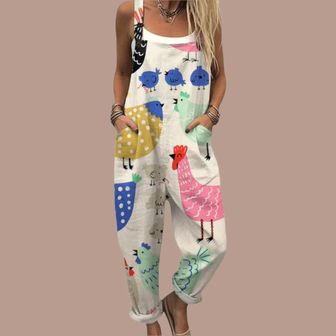 Freya | Vintage Wide Leg Jumpsuit
