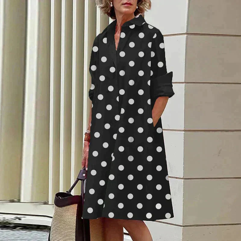 Button-Up Midi Shirt Dress – Lightweight Everyday Dress for Casual & Smart Effortless Styling
