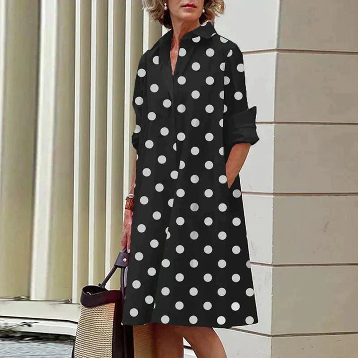 Button-Up Midi Shirt Dress – Lightweight Everyday Dress for Casual & Smart Effortless Styling