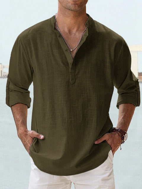 Nuvell | Breathable Linen Shirt