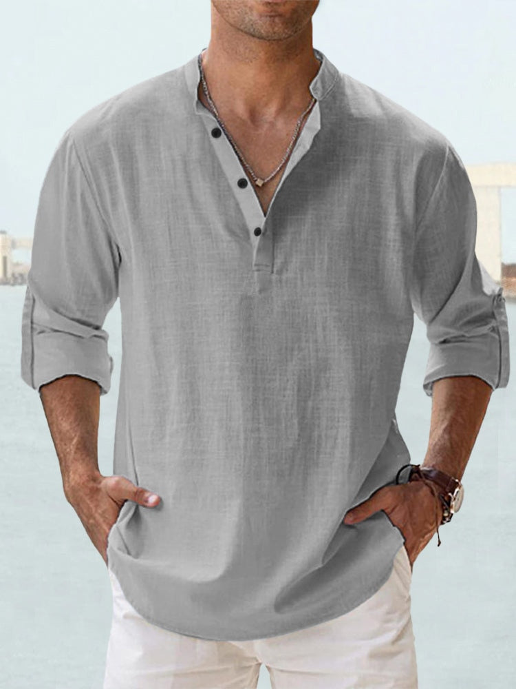 Nuvell | Breathable Linen Shirt