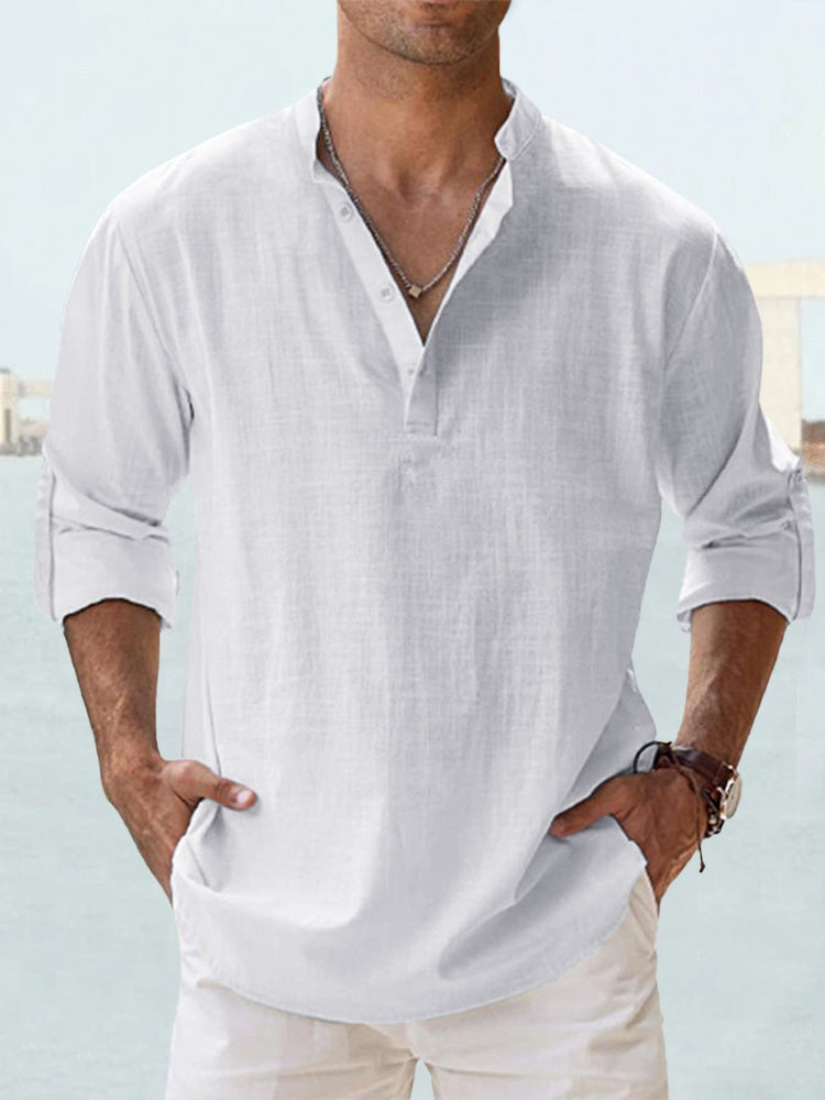 Nuvell | Breathable Linen Shirt