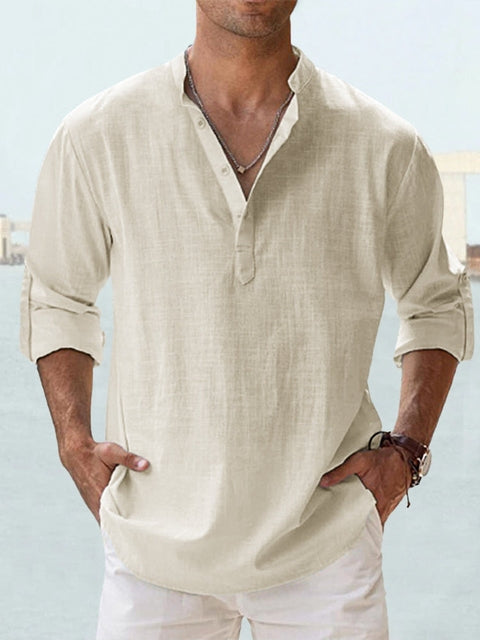 Nuvell | Breathable Linen Shirt