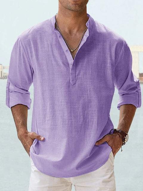 Nuvell | Breathable Linen Shirt