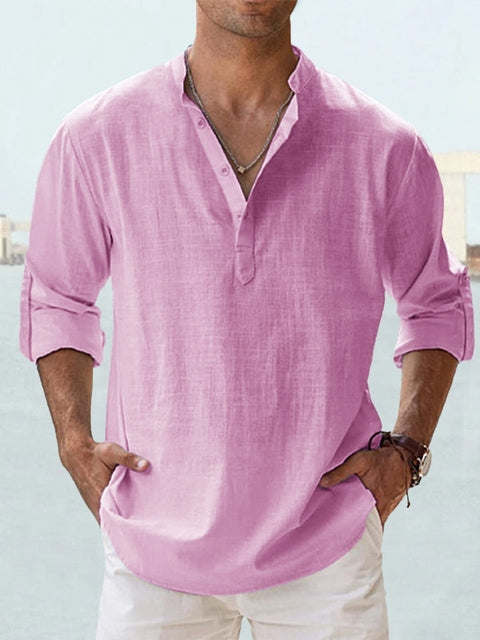 Nuvell | Breathable Linen Shirt
