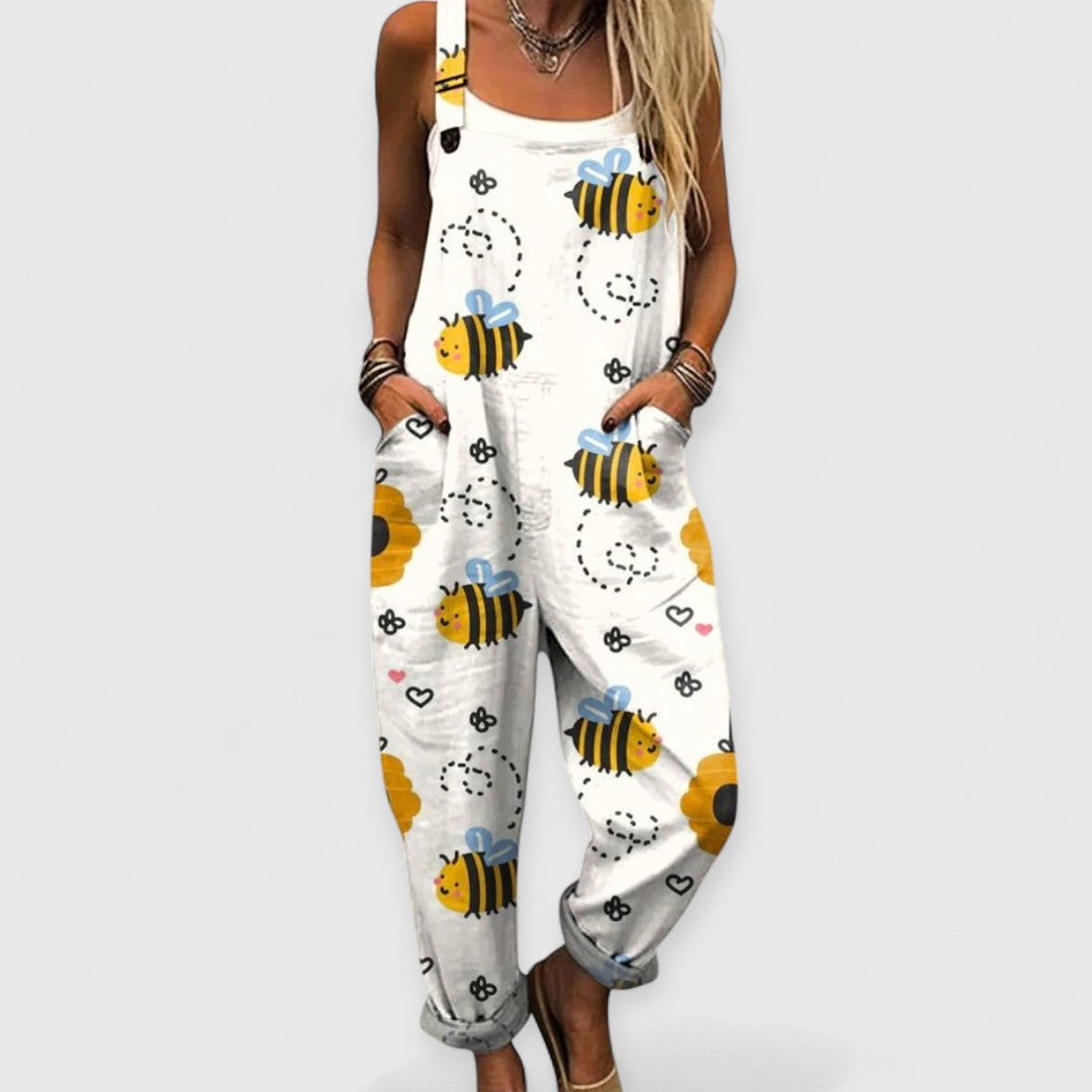 Aria | Breathable Vintage Jumpsuit