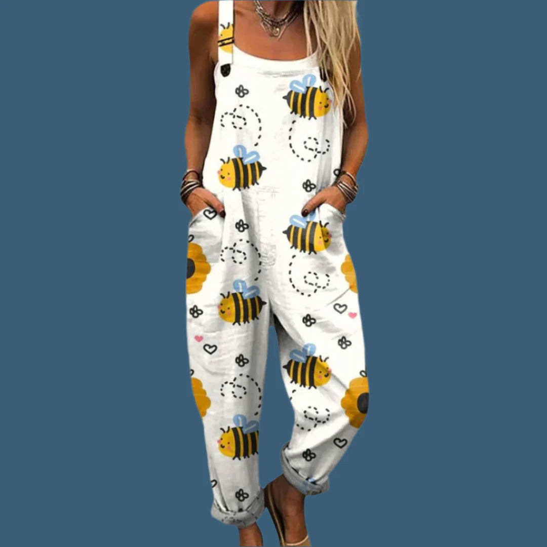 Aria | Breathable Vintage Jumpsuit