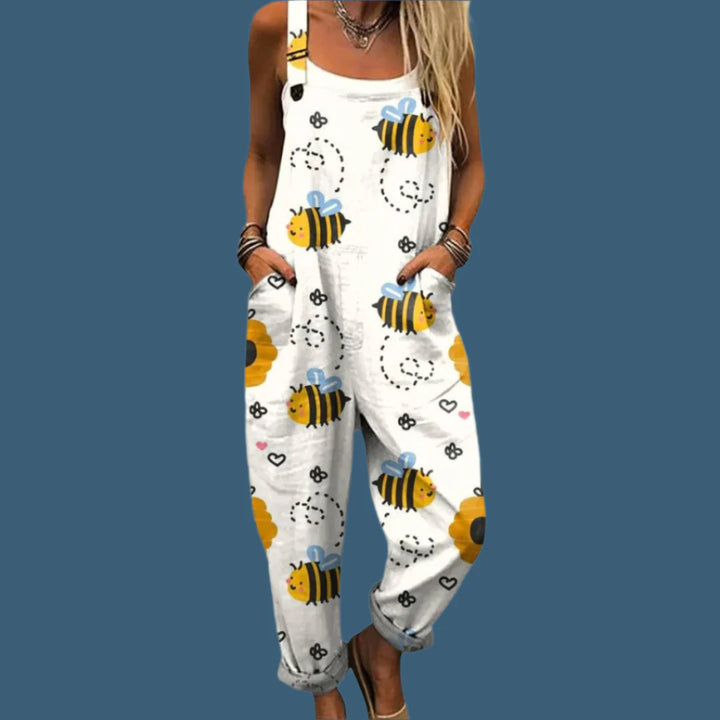 Aria | Breathable Vintage Jumpsuit