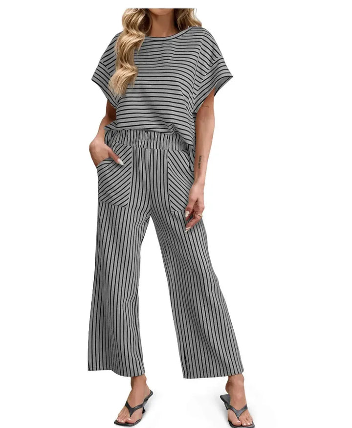 Lunéva™ Striped Lounge Set