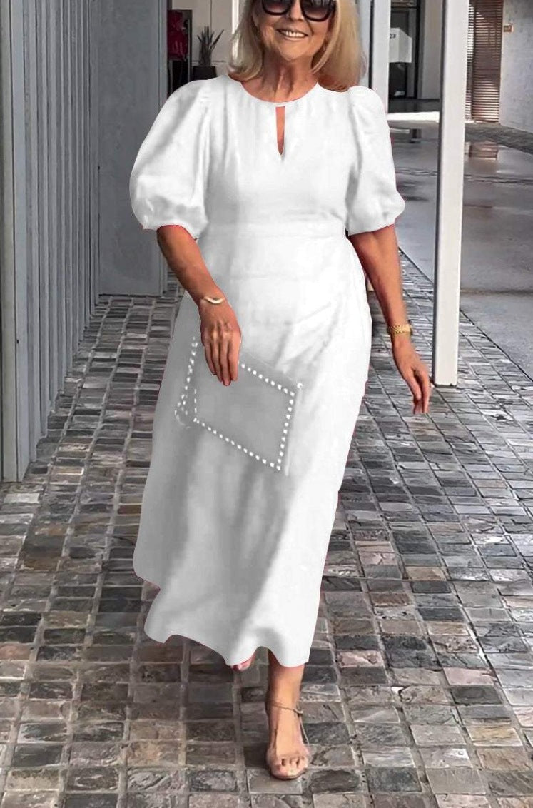 Frankie - Chic Bubble Sleeve Loose Dress