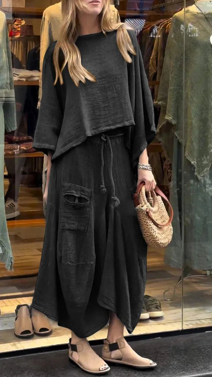 Women’s Two Piece Dress Set Casual Loose Outfit