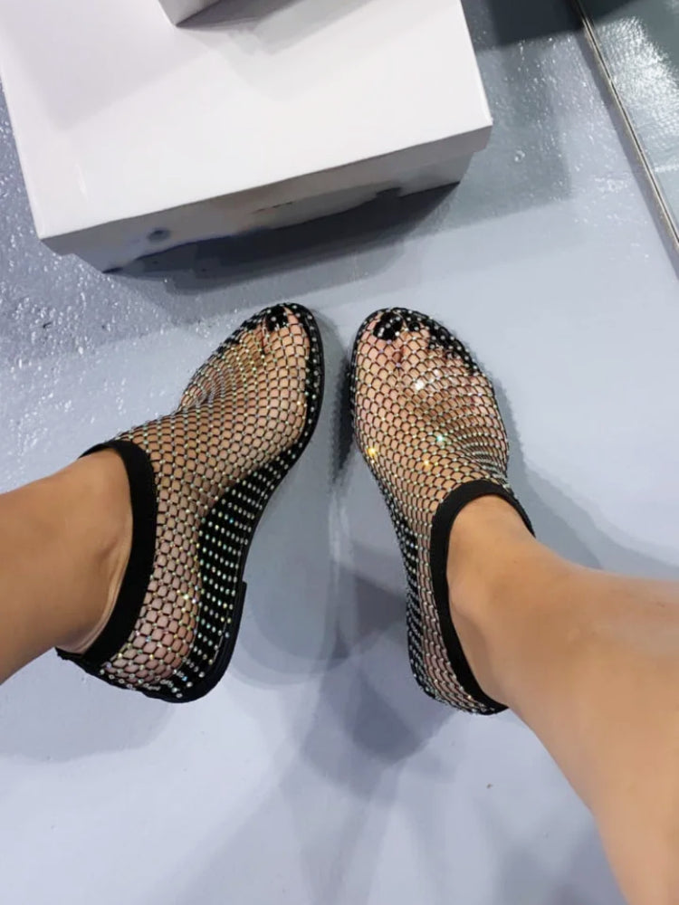 ELIZA – GEM-EMBELLISHED WOMEN’S BALLET FLATS