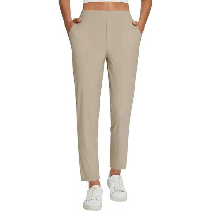 Lightweight Stretch Ankle Trousers – Slim Fit Comfortable Pants for Work & Everyday Styling