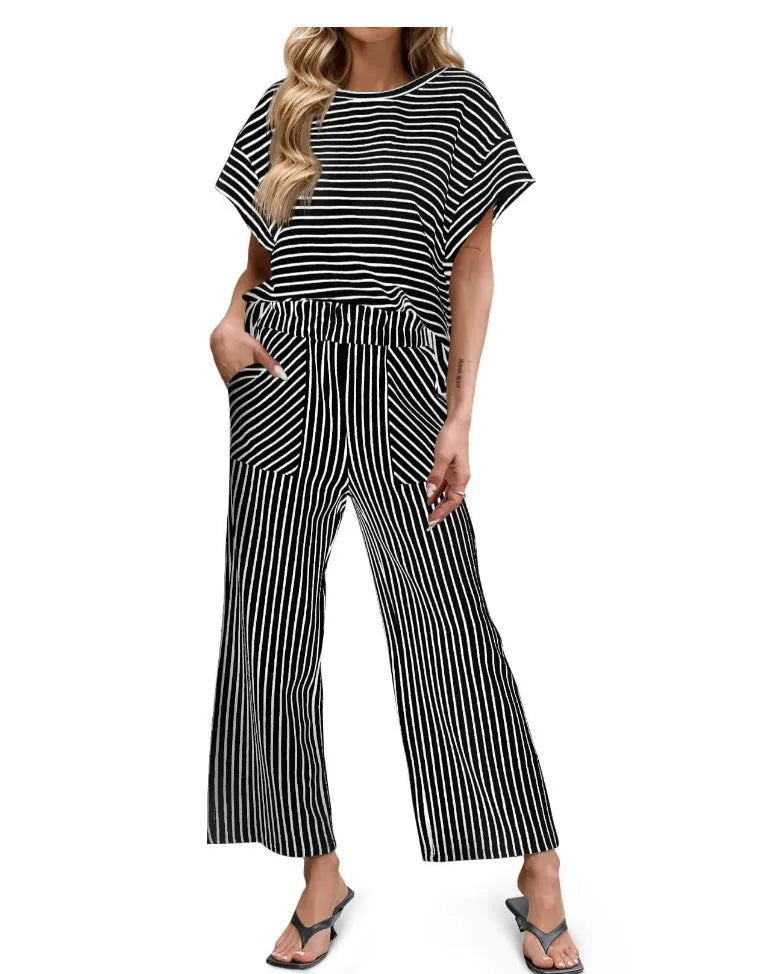 Lunéva™ Striped Lounge Set