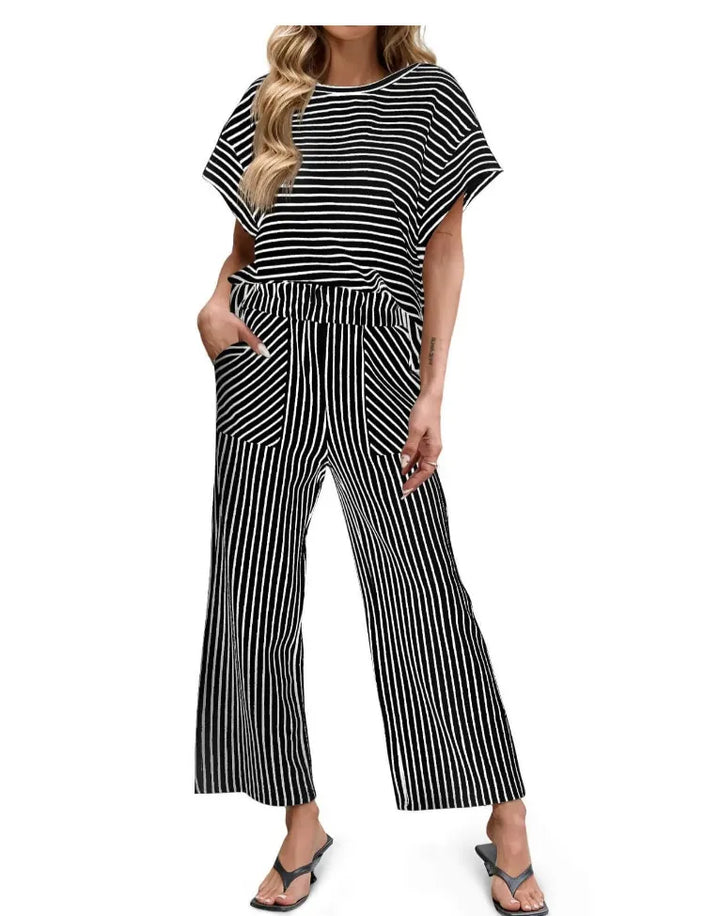 Lunéva™ Striped Lounge Set