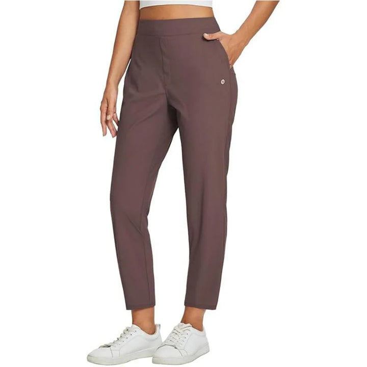 Lightweight Stretch Ankle Trousers – Slim Fit Comfortable Pants for Work & Everyday Styling
