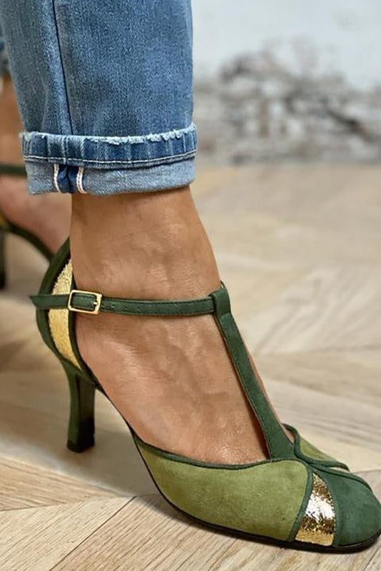Taviana - Elegant Heel with T-strap
