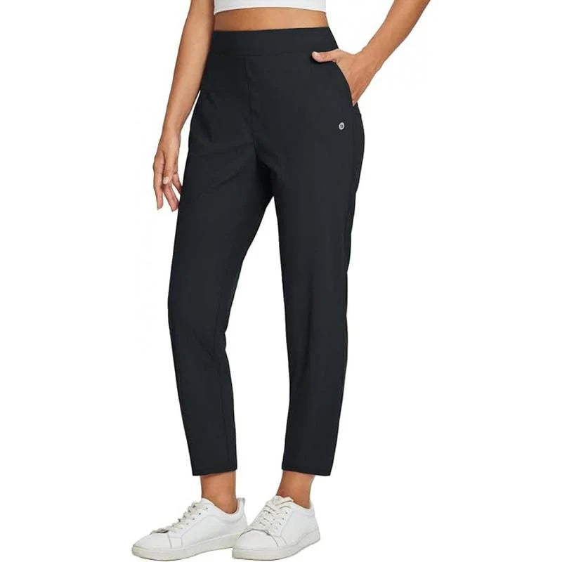 Lightweight Stretch Ankle Trousers – Slim Fit Comfortable Pants for Work & Everyday Styling