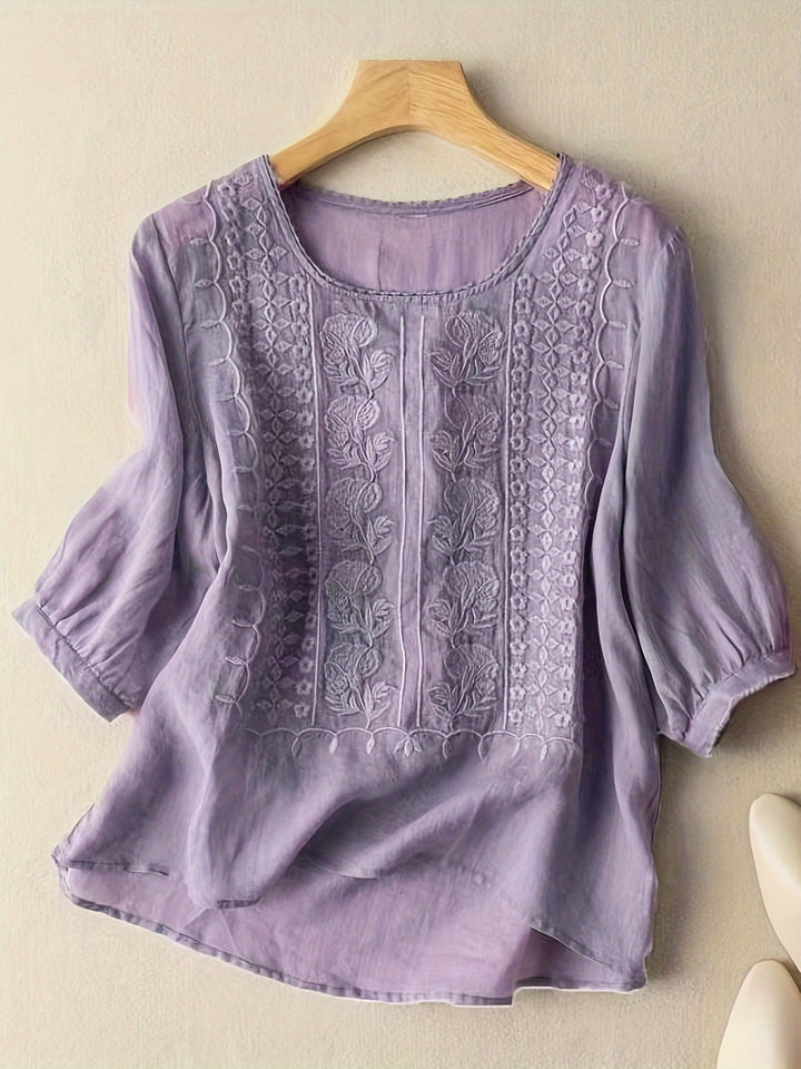 THAVINDRA – WOMEN'S EMBROIDERED BLOUSE