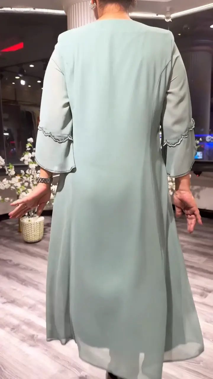 SAMARA – WOMEN'S CHIFFON SOLID COLOR LOOSE DRESS