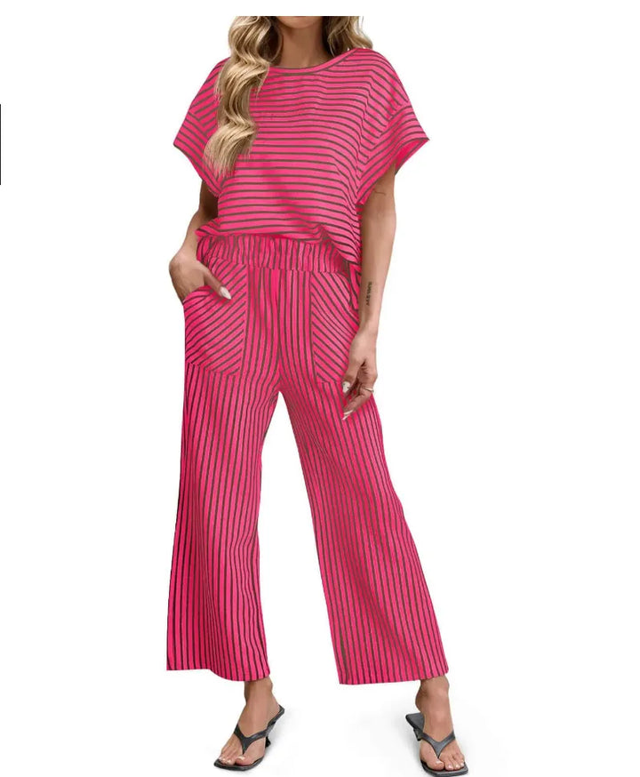 Lunéva™ Striped Lounge Set