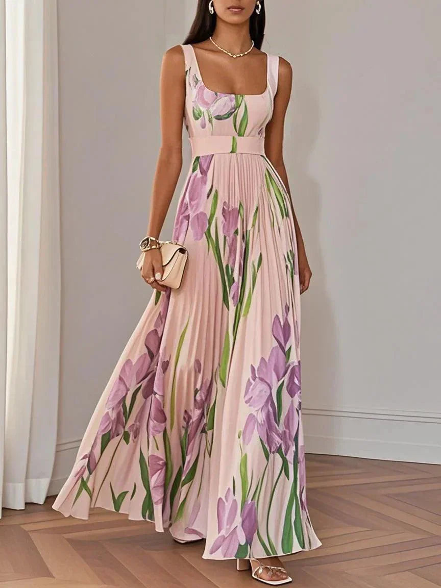 Esabella™ Elegant Floral Maxi Dress