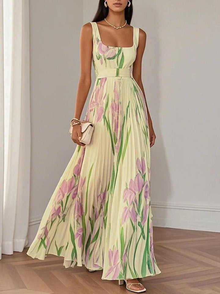 Esabella™ Elegant Floral Maxi Dress