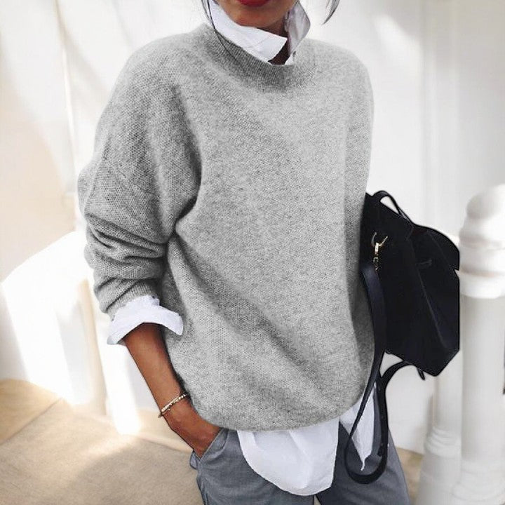 Serenity - Classic Black Knit Sweater