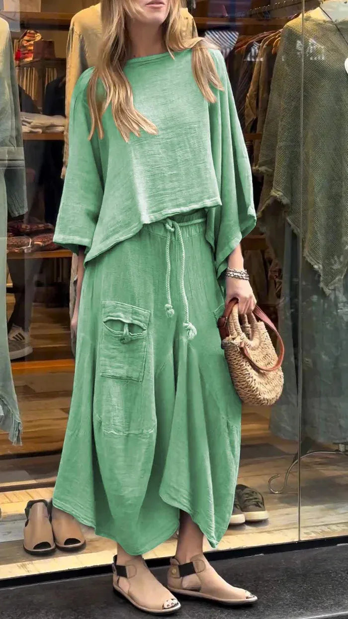 Women’s Two Piece Dress Set Casual Loose Outfit
