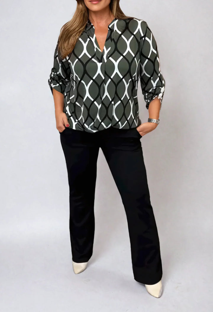 Elegant Everyday Blouse – Lightweight Versatile Top for Casual & Smart Styling