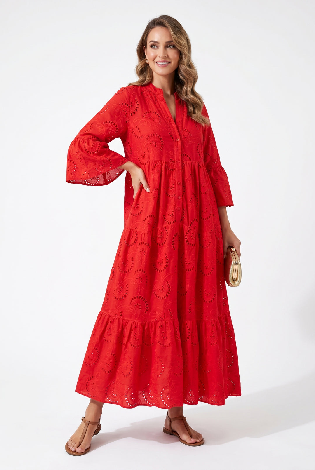 AZELITH – LACE MAXI DRESS