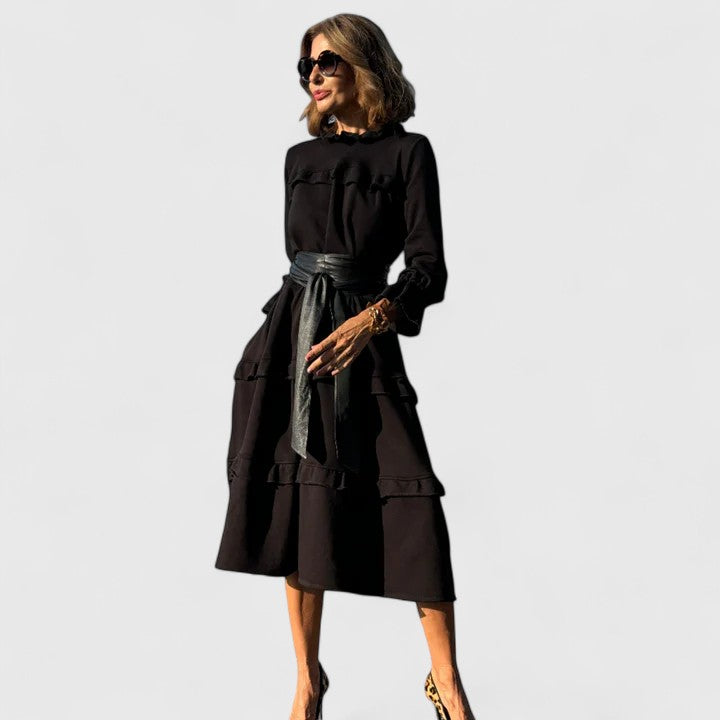 YSVALARAE – SOPHISTICATED MIDI DRESS